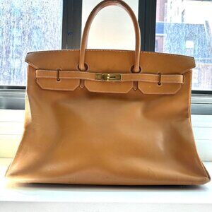 Hermes Box Calf Leather Birkin Bag